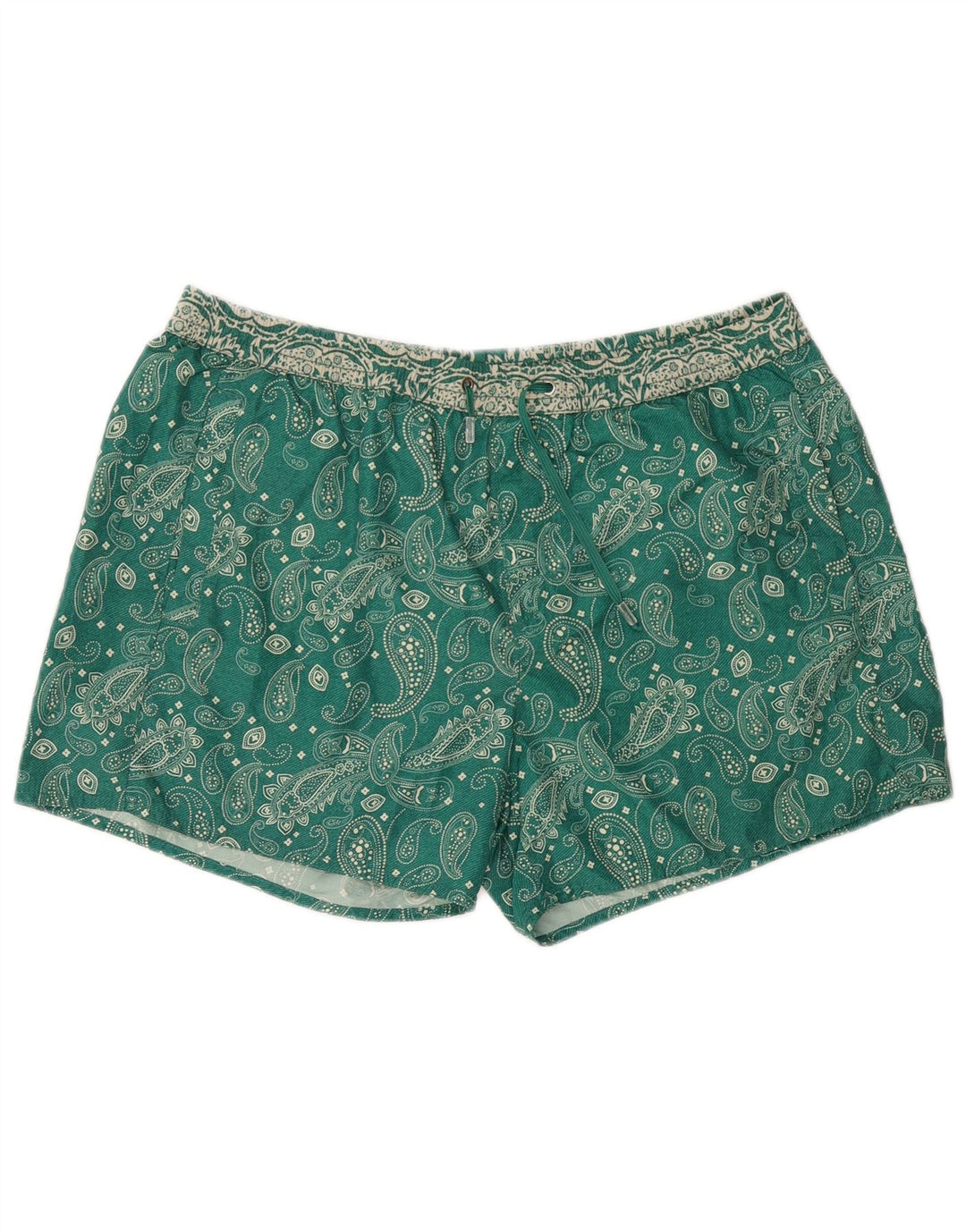 COAST Muške kratke hlače za plivanje Large Green Paisley
