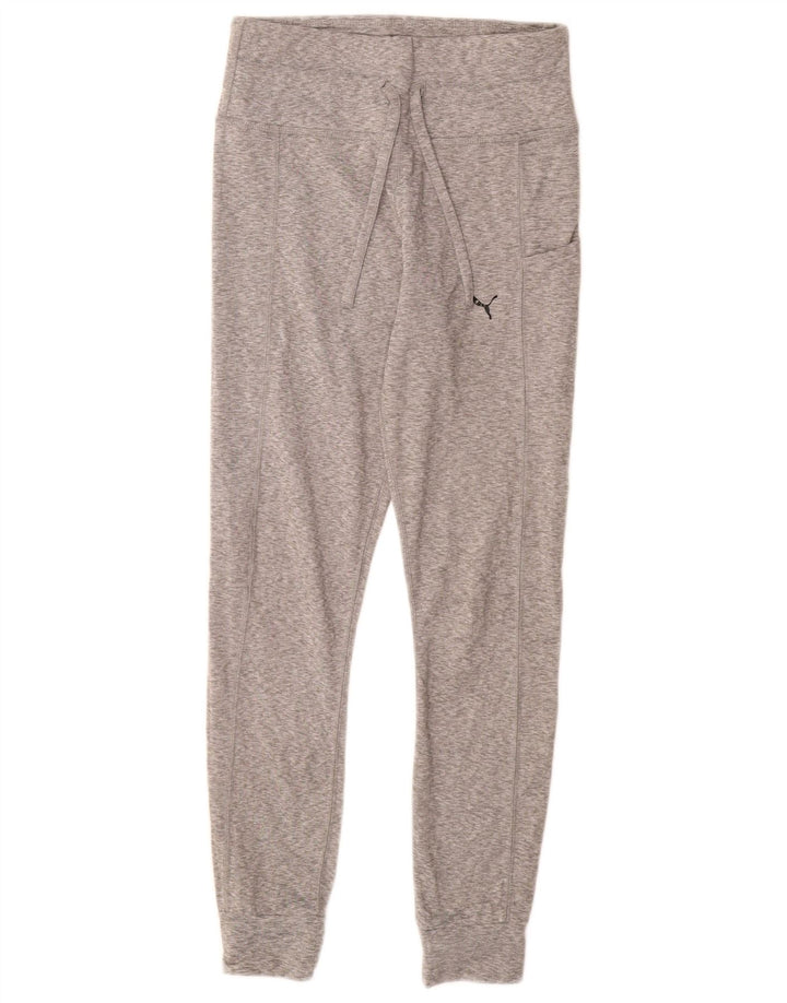 PUMA Ženska trenirka Hlače Joggers UK 10 Small Grey Flected Polyester