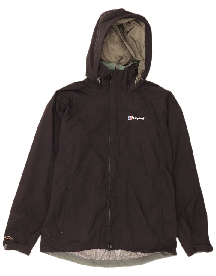 Berghaus Boys kišna jakna s kapuljačom 11-12 godina, crna poliamidna