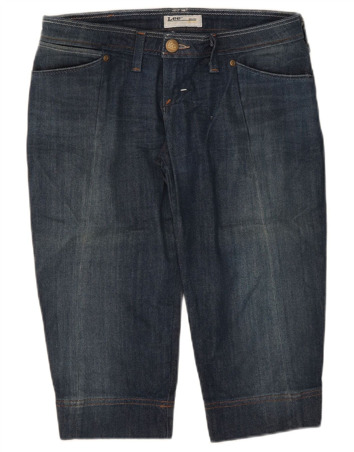 Lee ženske Crystal Capri traperice W30 L16 tamnoplavi pamuk
