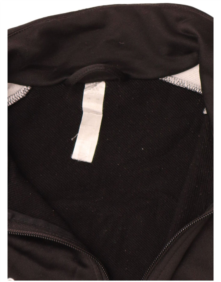 ADIDAS muška gornja jakna trenirke, veliki crni poliester u boji