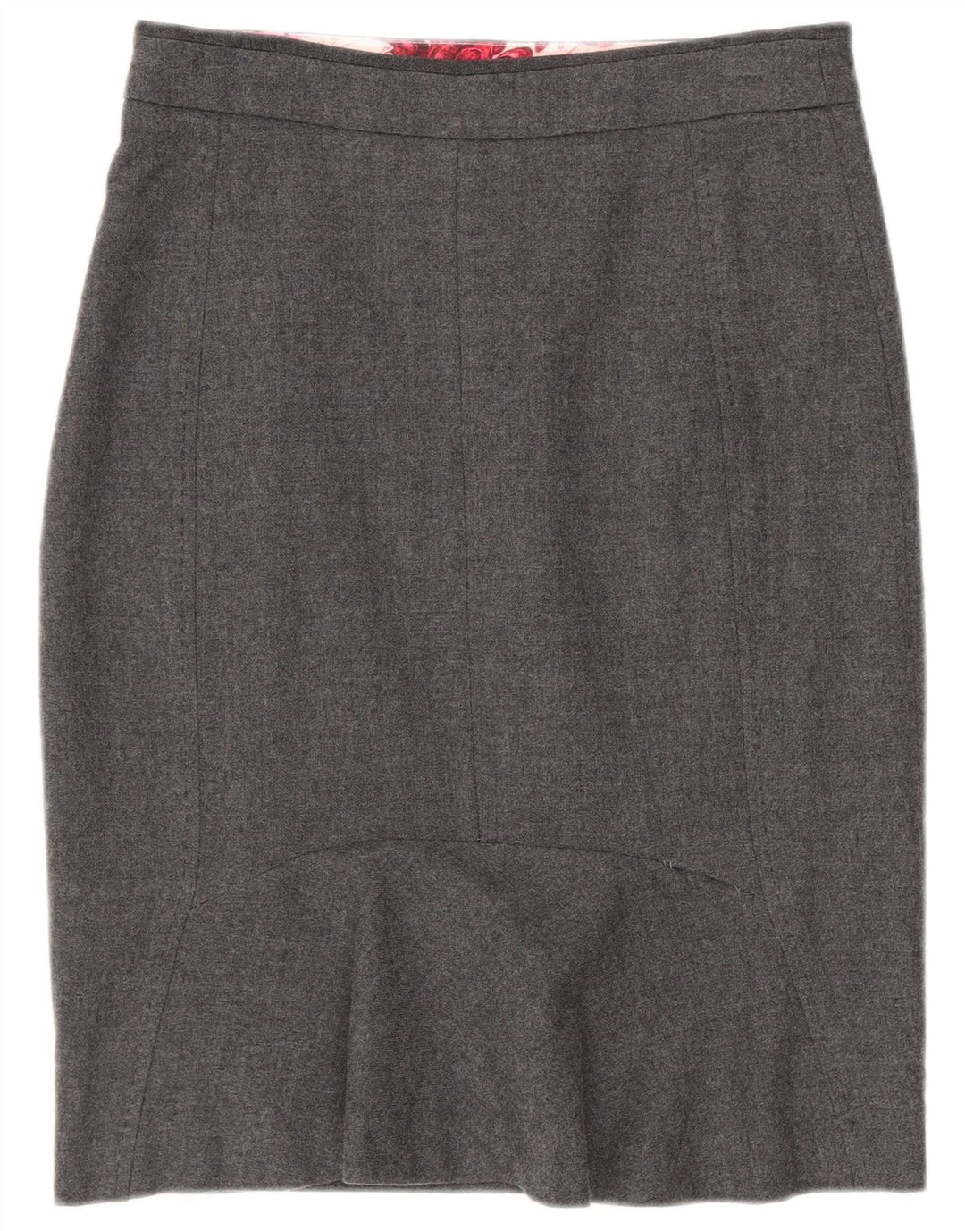 Ted Baker ženska pencil suknja veličina 1 XS W26 siva djevičanska vuna