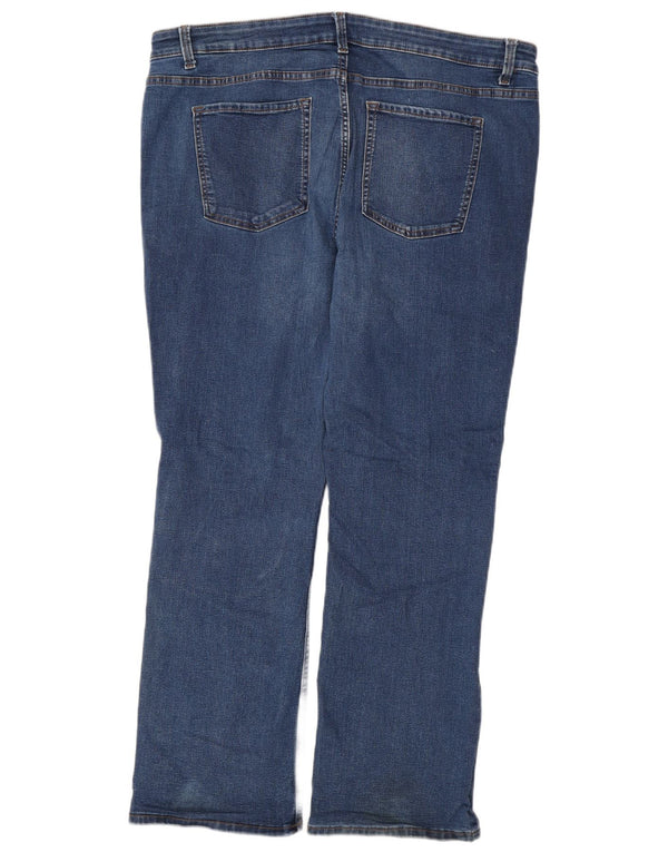 Marks & Spencer ženske traperice Regular Bootcut UK 20 2XL W42 L31 Plavi pamuk