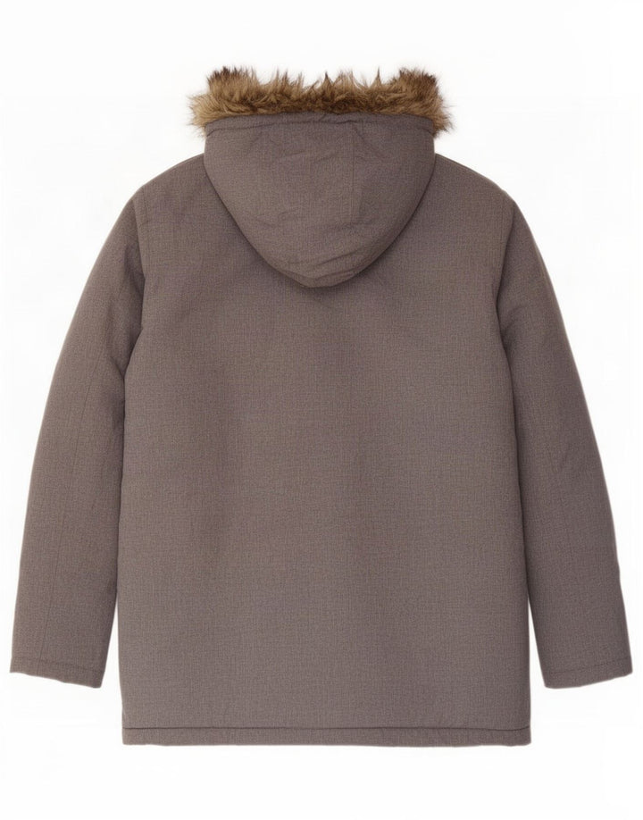 Jack & Jones muška parka jakna s kapuljačom UK 38 srednje siva