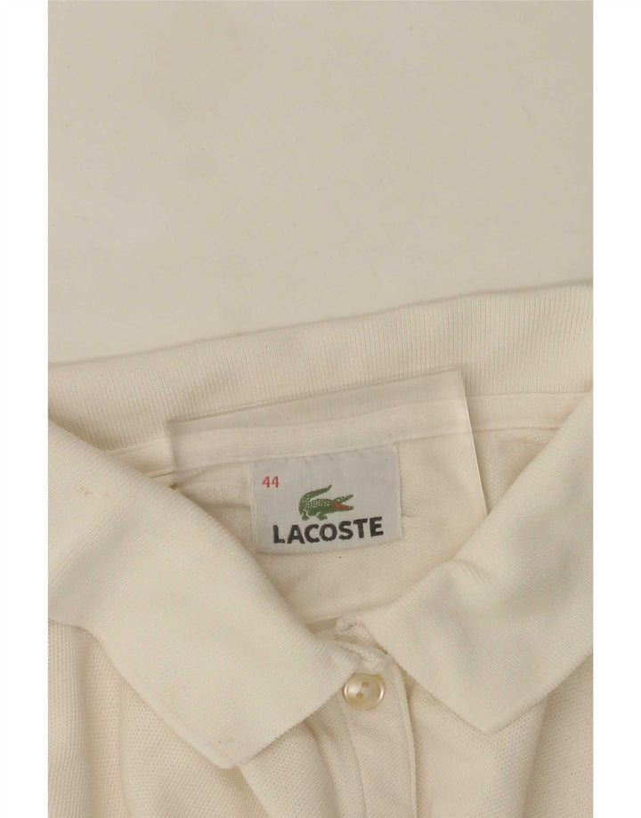 Lacoste ženska polo majica dugih rukava veličina 44 velika bijela