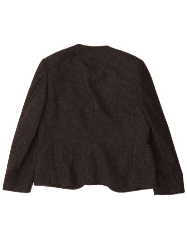 EASTEX ženska jakna s otvorenim sakoom UK 12 srednje siva nova vuna