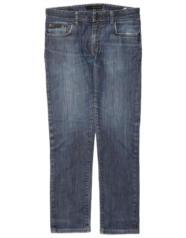 Calvin Klein Muške uske traperice W32 L30 Plave