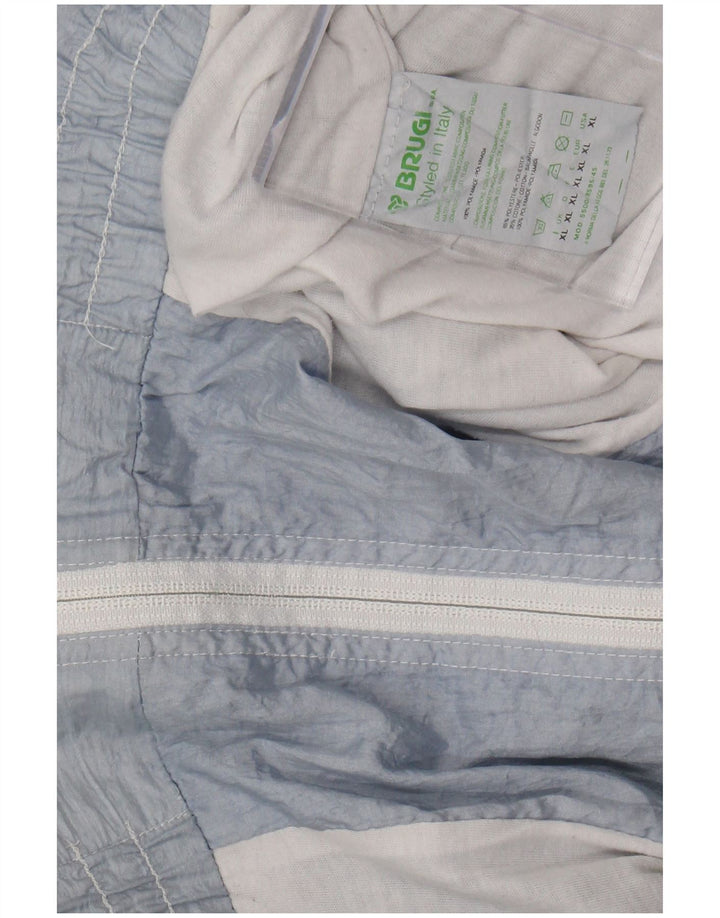 BRUGI muška trenirka široka kroja, gornja jakna XL plavi poliester