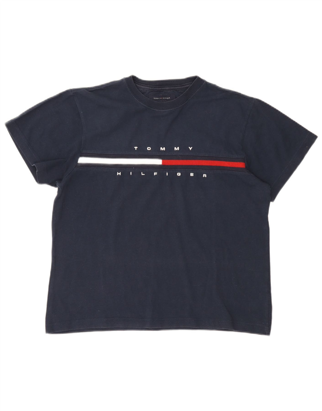 Tommy Hilfiger ženska prevelika majica kratkih rukava UK 10 Small tamnoplava