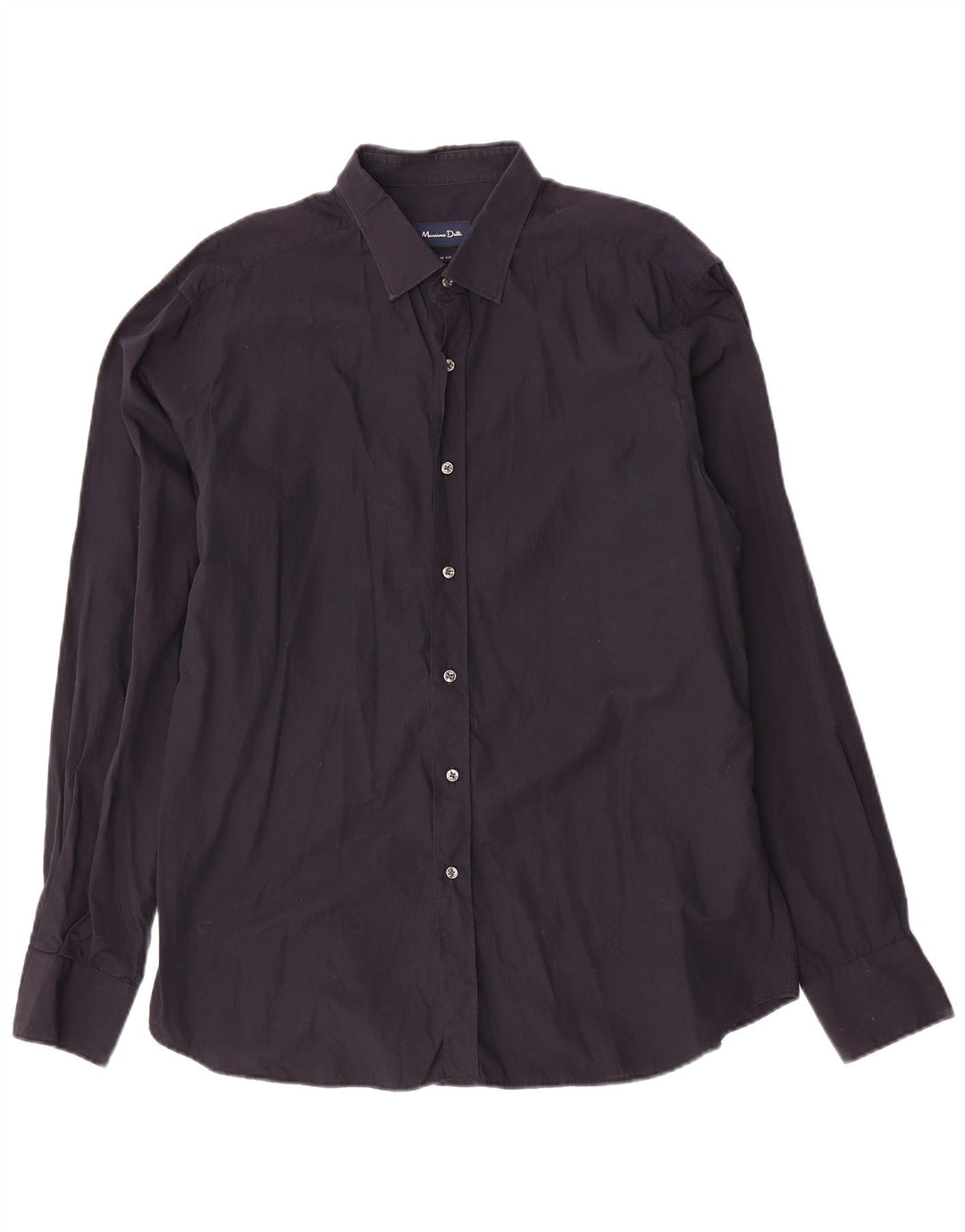 MASSIMO DUTTI Muška uska košulja XL tamnoplavi pamuk