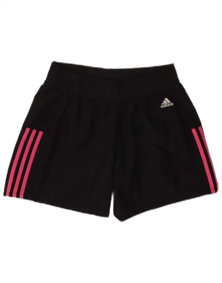 Adidas ženske sportske kratke hlače UK 10 male crne poliesterske
