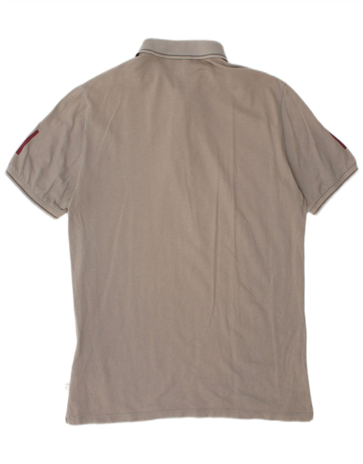 CERRUTI 1881 muška grafička polo majica velika siva pamučna majica