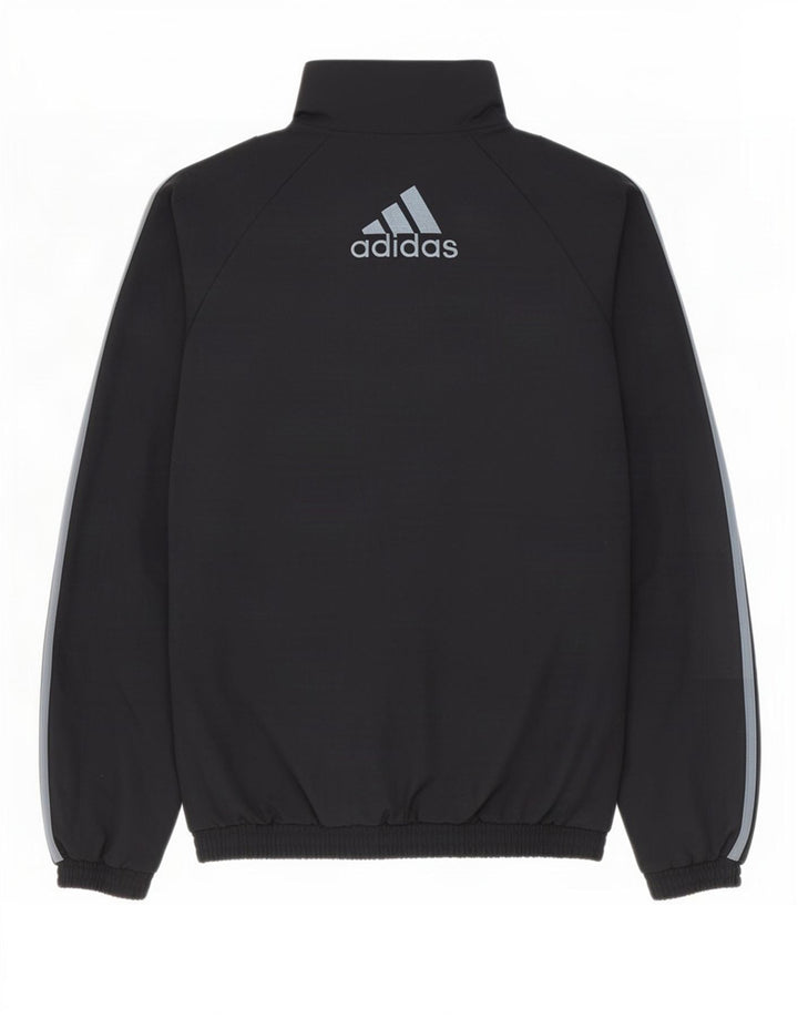Gornja jakna od trenirke Adidas za dječake, 15-16 godina, crni poliester