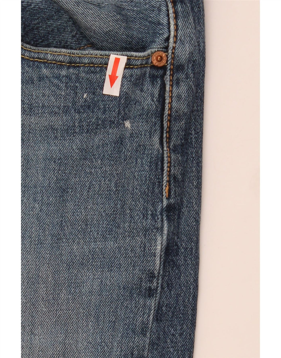 Levi's muške 501 ravne traperice W32 L30 plavi pamuk