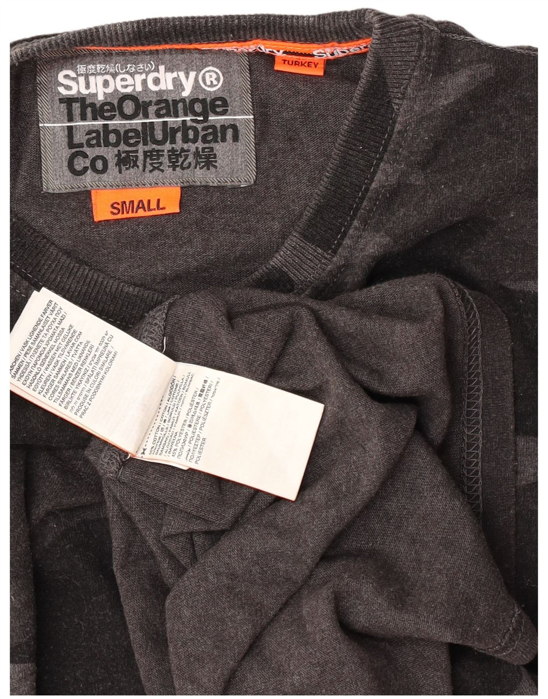 Superdry muška majica kratkih rukava Mali sivi pamuk