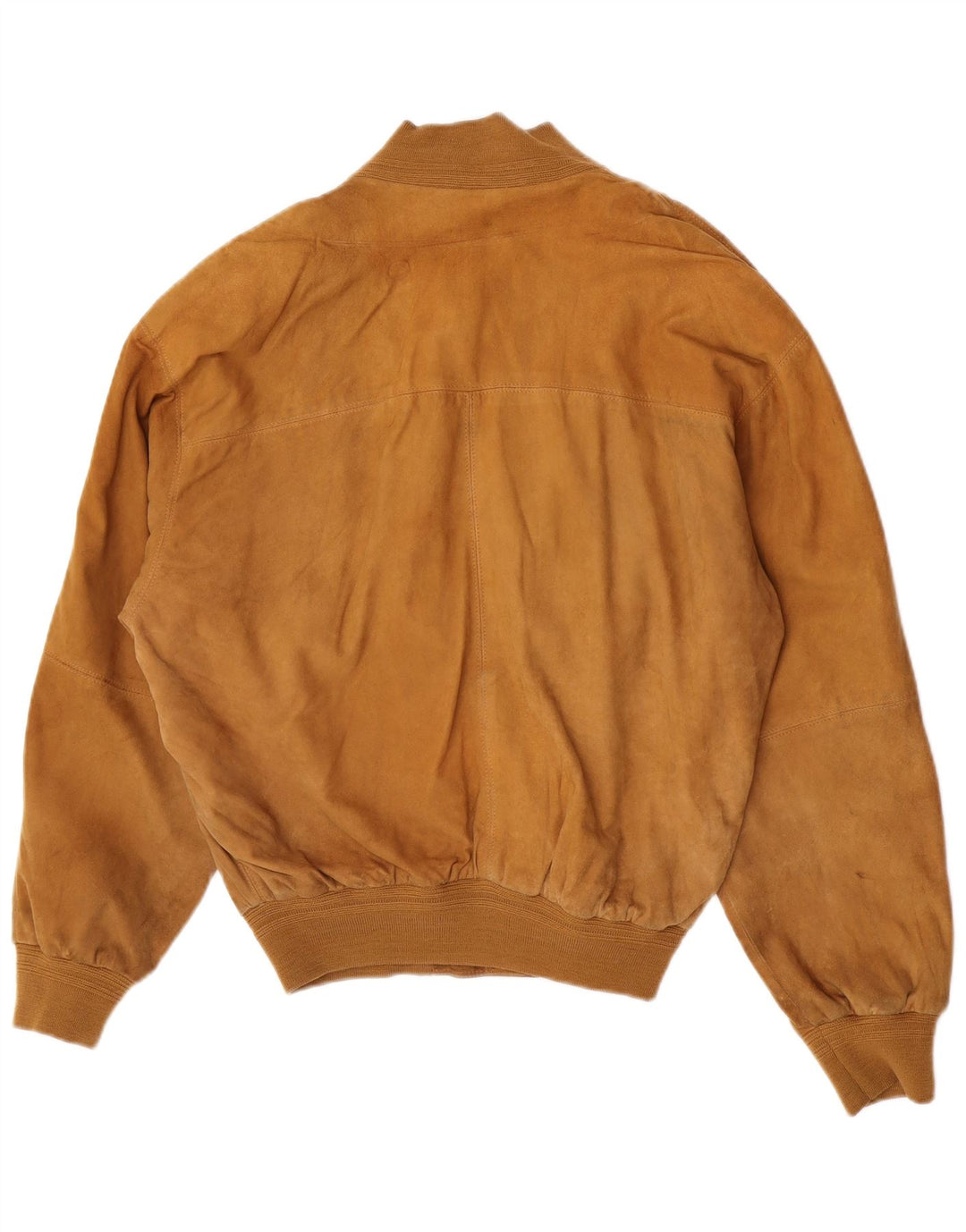 Vintage muška bomber jakna od brušene kože IT 48 srednje smeđe kože