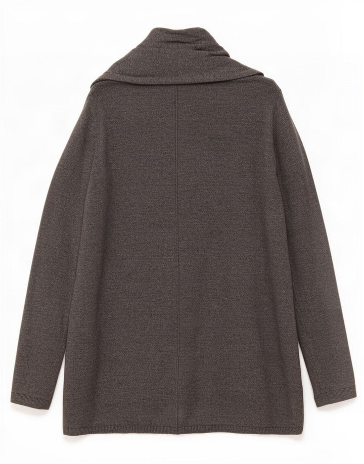 Zara ženski otvoreni kardigan pulover UK 10 Small Gray