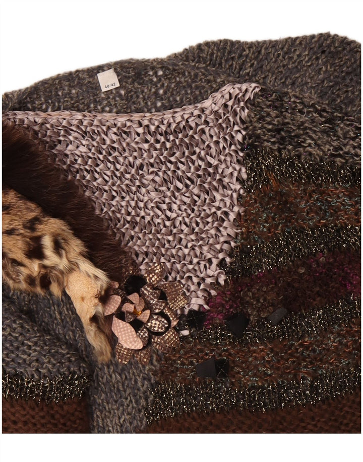 VINTAGE ženski džemper s morskim izrezom EU 40/42 srednje sive boje