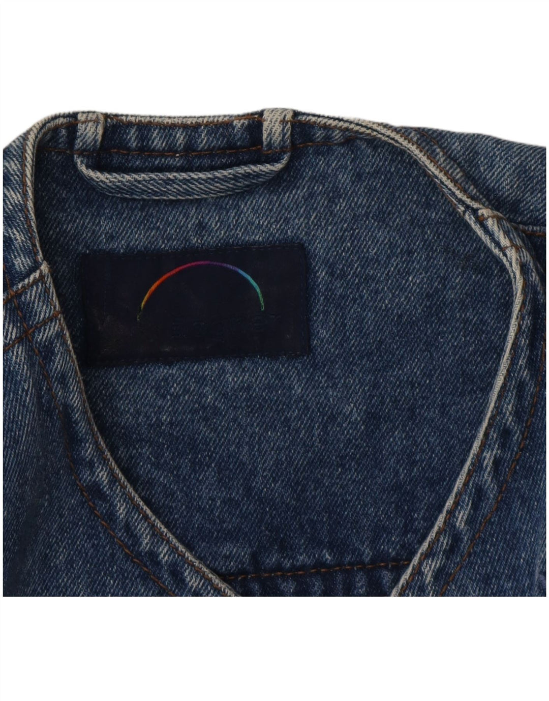 Ženska traper jakna Bogner Graphic Crop UK 14 Srednje plava 90-ih