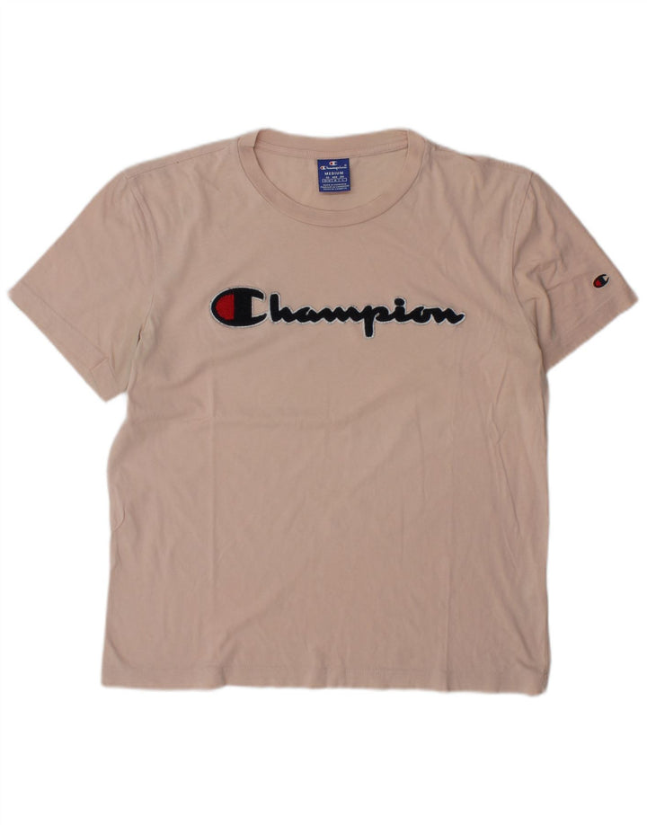 Champion, gornji dio srednje kratke majice s grafičkim motivima, ružičasti pamuk