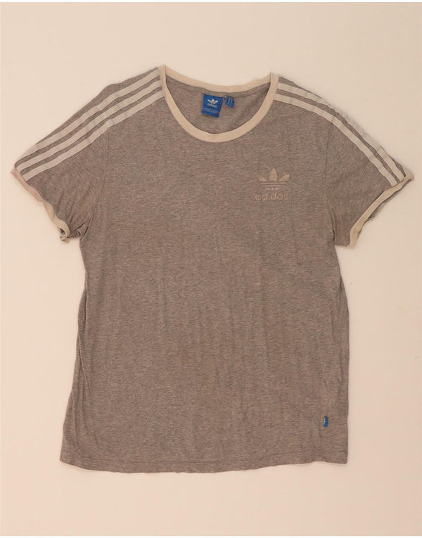 Adidas ženska majica kratkih rukava UK 10 Small Grey Flected Cotton