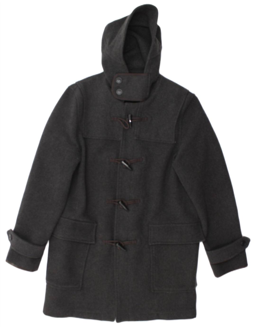 TOPMAN muški duffle kaput s kapuljačom UK 38 srednje siva
