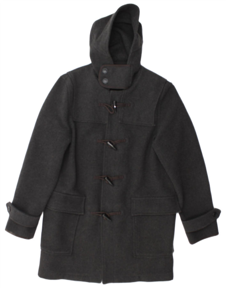 TOPMAN muški duffle kaput s kapuljačom UK 38 srednje siva