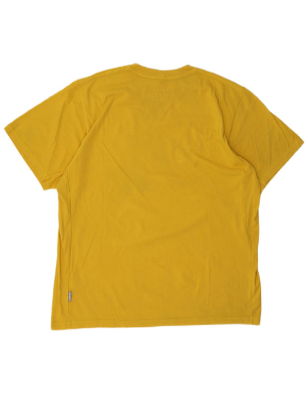 Nike Dri Fit majica kratkih rukava UK 42/44 Large Yellow