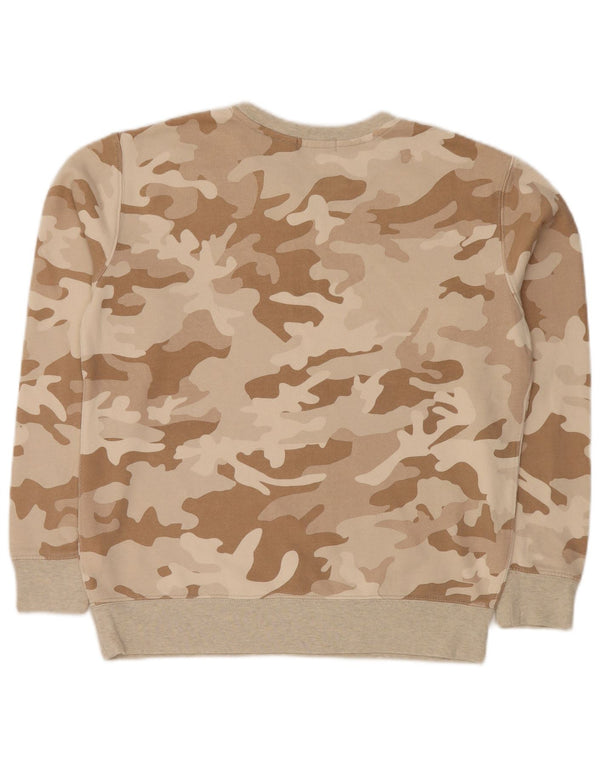 Polo Ralph Lauren Ženska majica s kratkim rukavima UK 16 Large Beige Camouflage