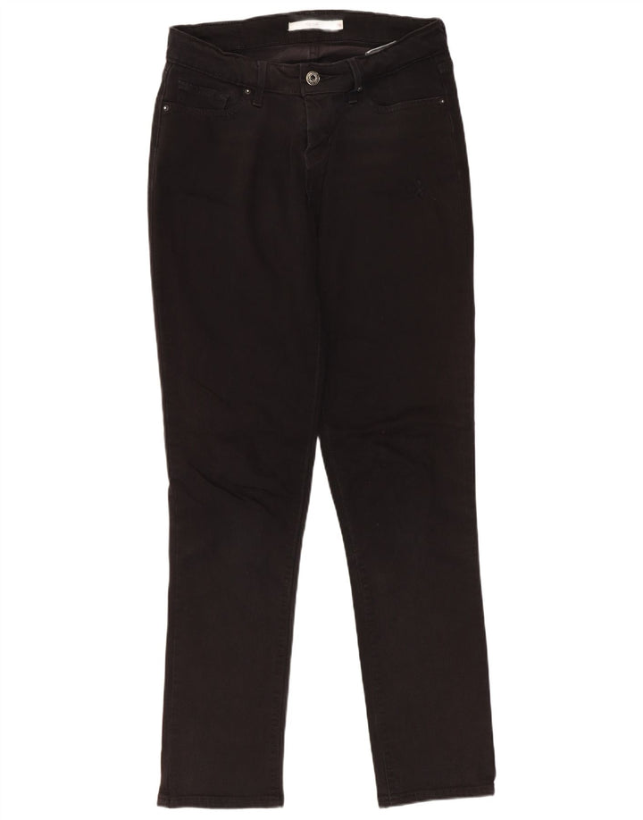 Levi's ženske 712 uske traperice W26 L30 crni pamuk
