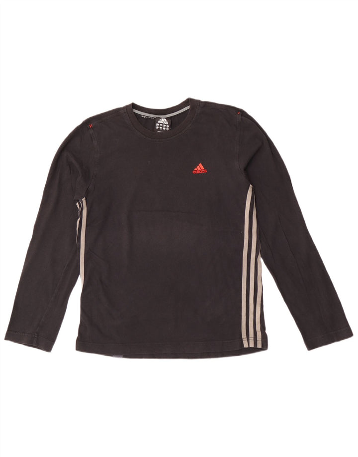 Adidas majica dugih rukava za dječake 13-14 godina, crni pamuk