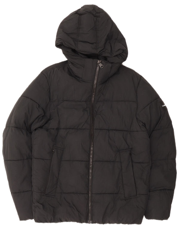 Calvin Klein muška podstavljena jakna s kapuljačom UK 42 XL crna