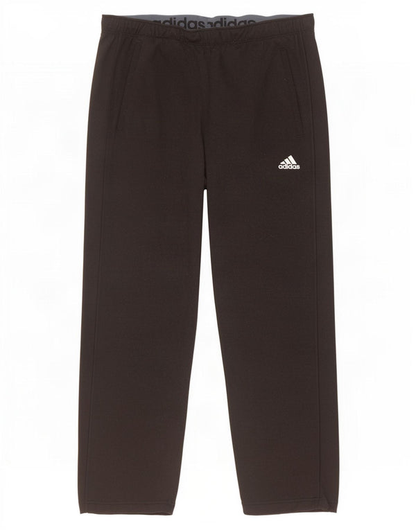 Adidas muške hlače za trenirku velike crne poliesterske