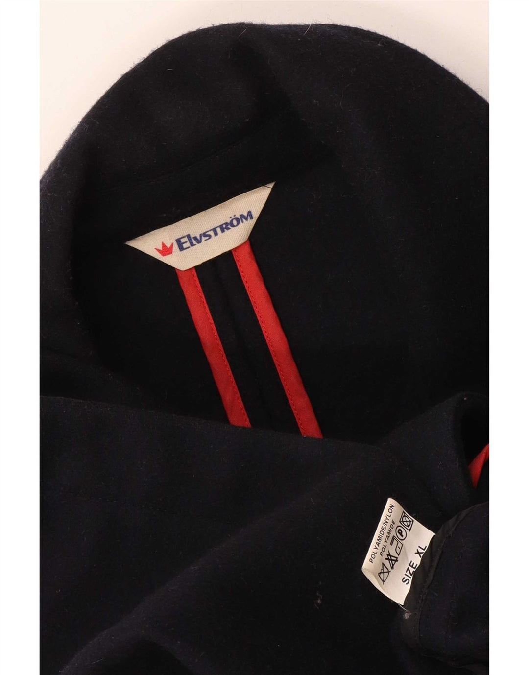 Elvstrom muški plavi kaput UK 42 XL tamnoplava vuna
