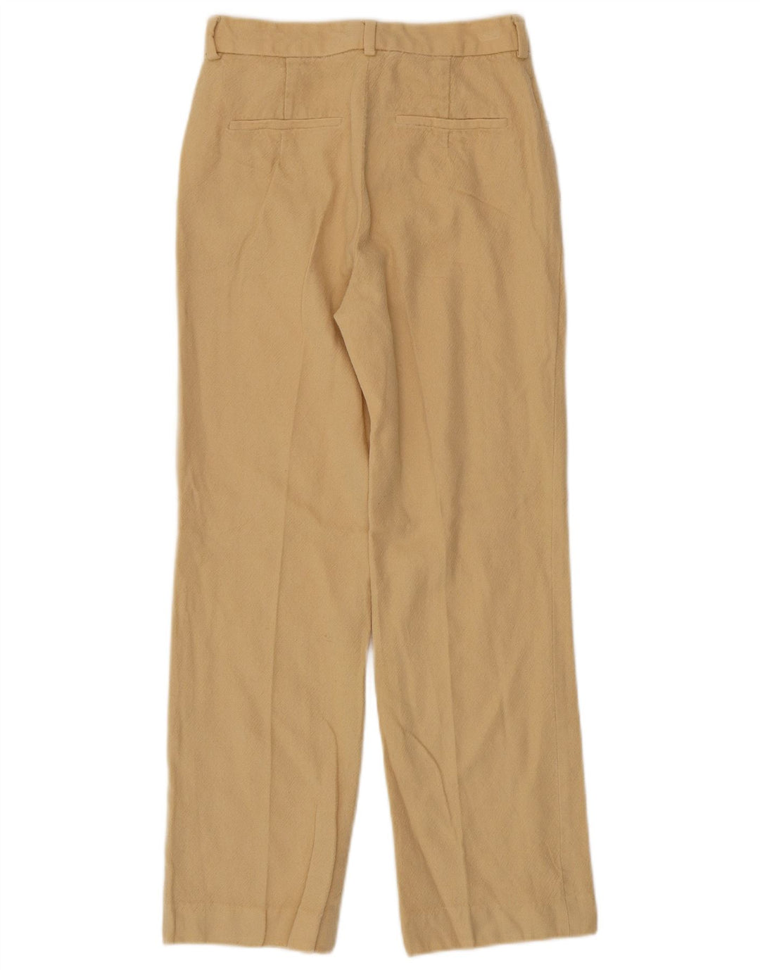 MASSIMO DUTTI Ženske ravne chino hlače EU 36 XS W26 L26 Bež vunene