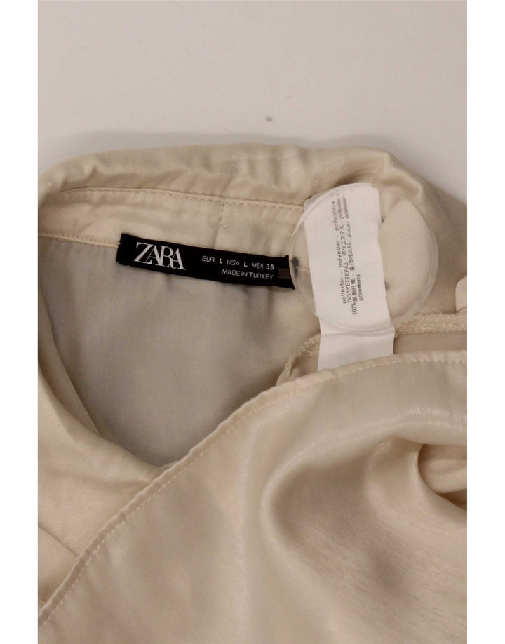 Zara ženska košulja UK 16 Large off white poliester