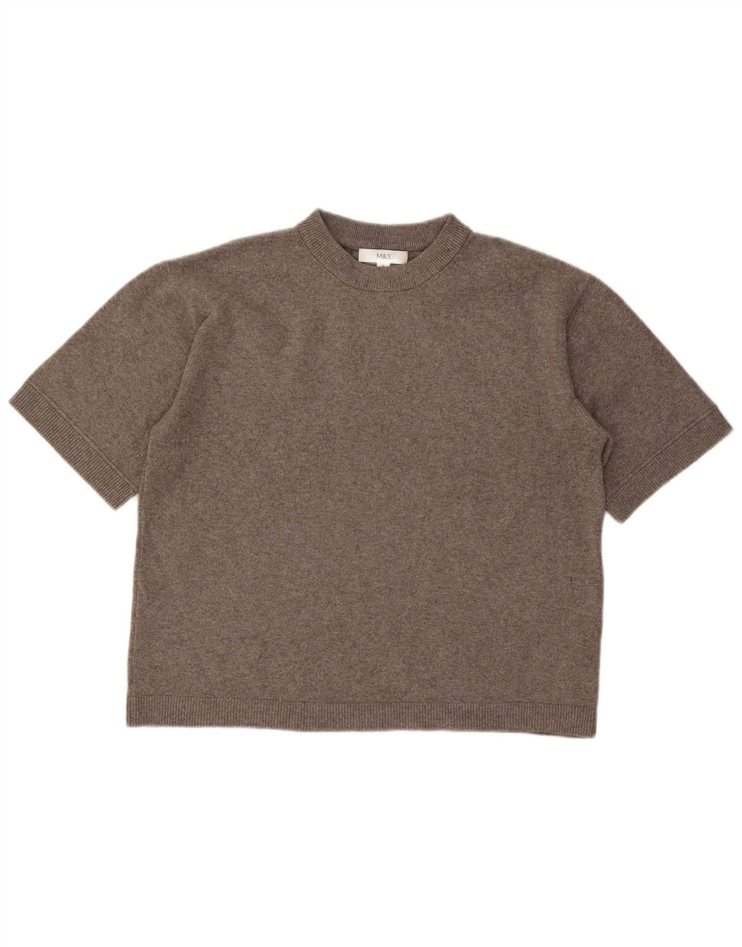 Marks & Spencer ženski džemper s okruglim izrezom UK 14 srednje siva