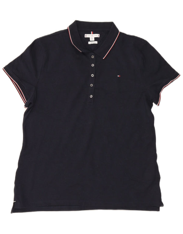 Tommy Hilfiger ženska klasična polo majica UK 18 XL tamnoplava na pruge