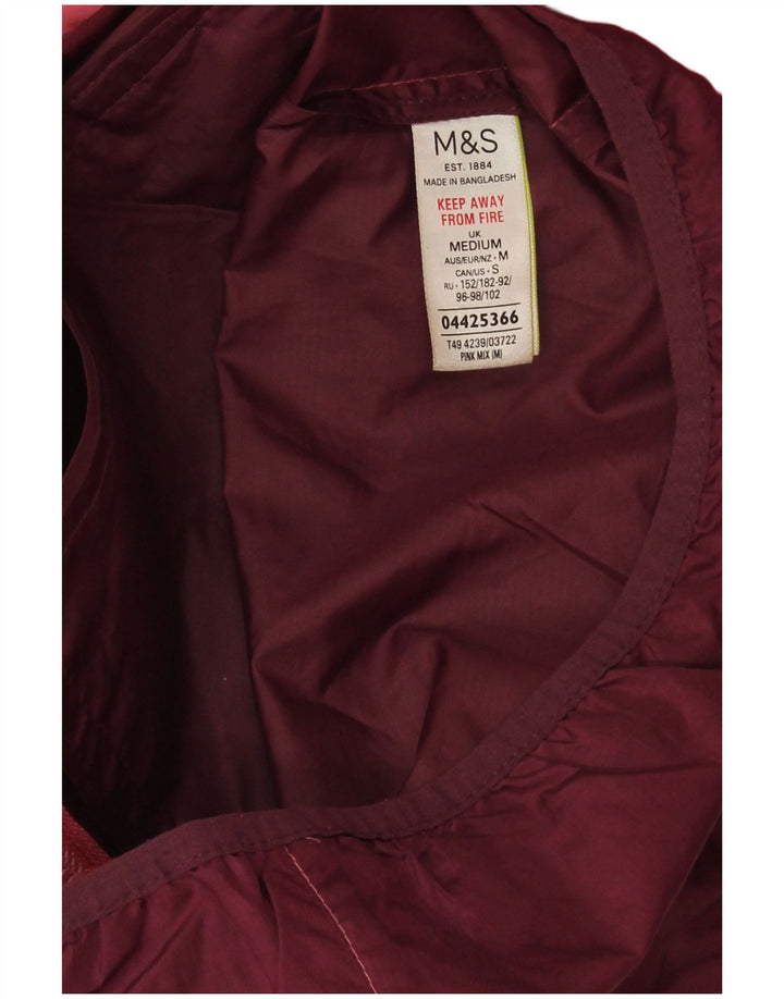 Marks & Spencer ženska kišna jakna s kapuljačom UK 14 srednje ružičaste boje