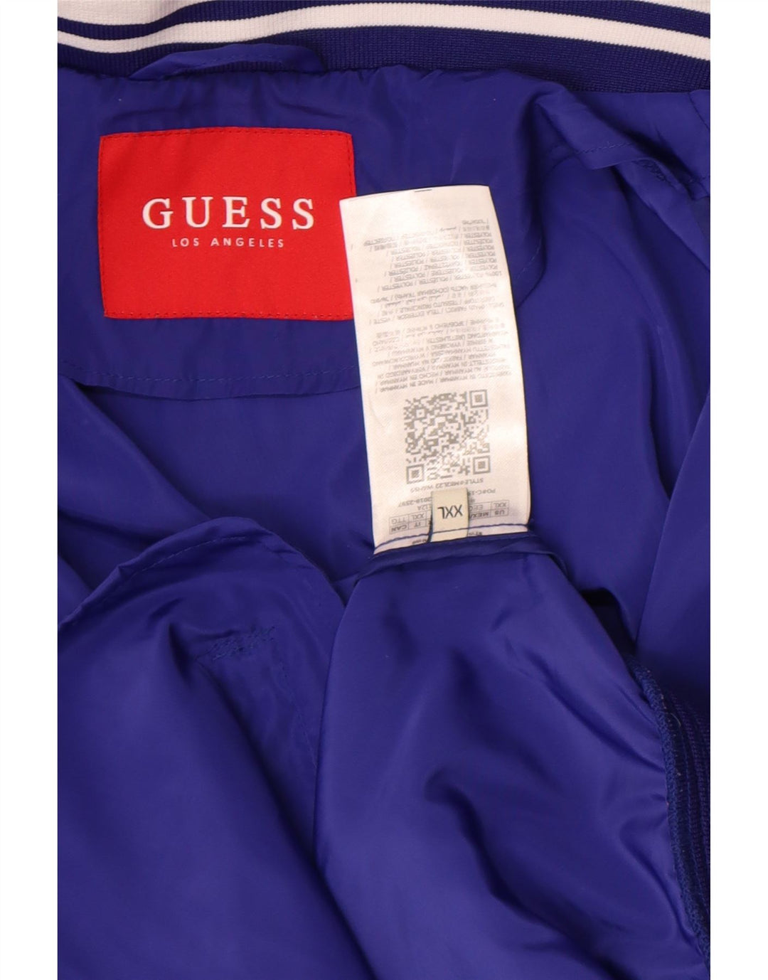 Guess muška gornja jakna trenirke 2XL poliester plave boje