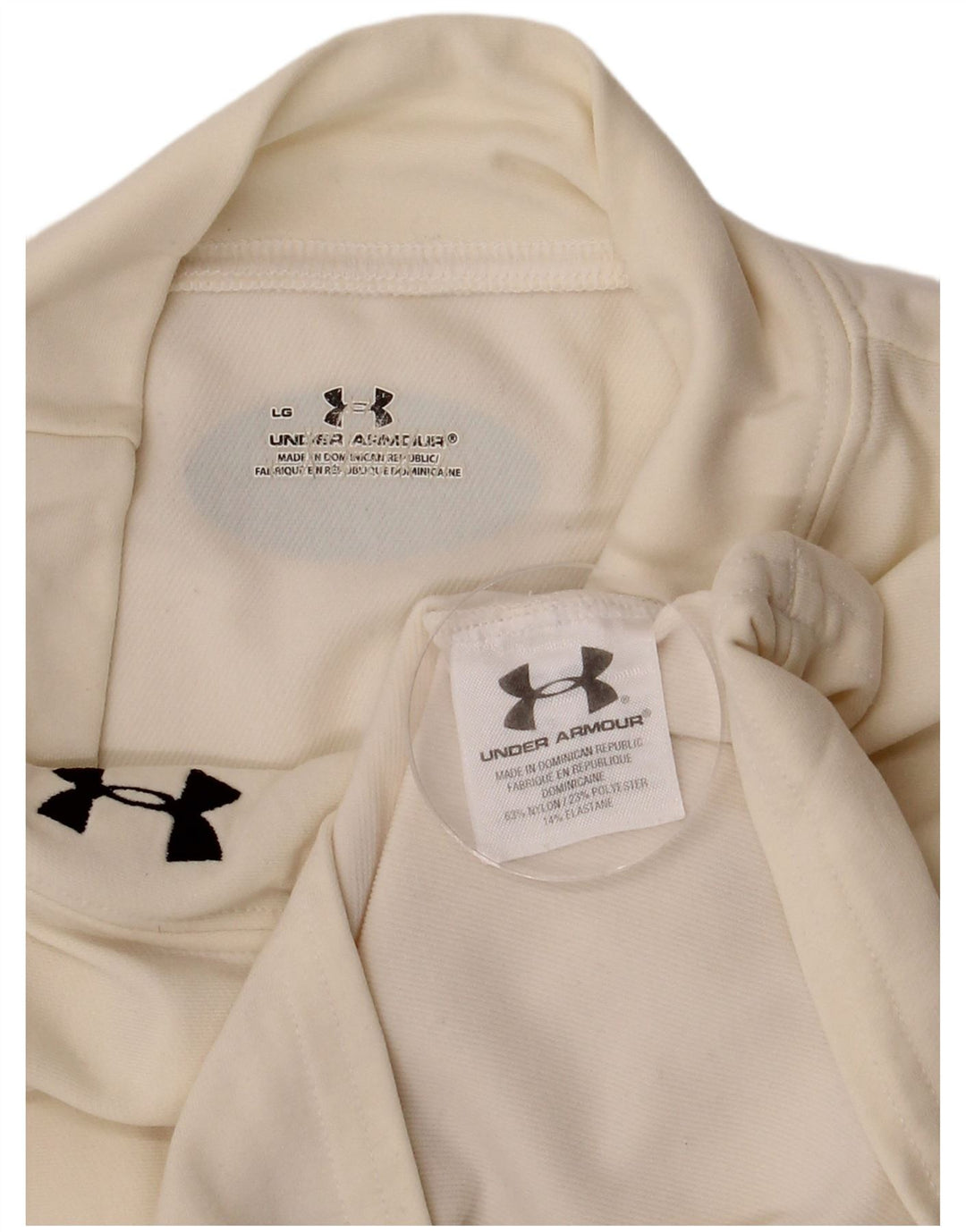 Muška majica Under Armour s dugim rukavima, veliki, bijeli najlon