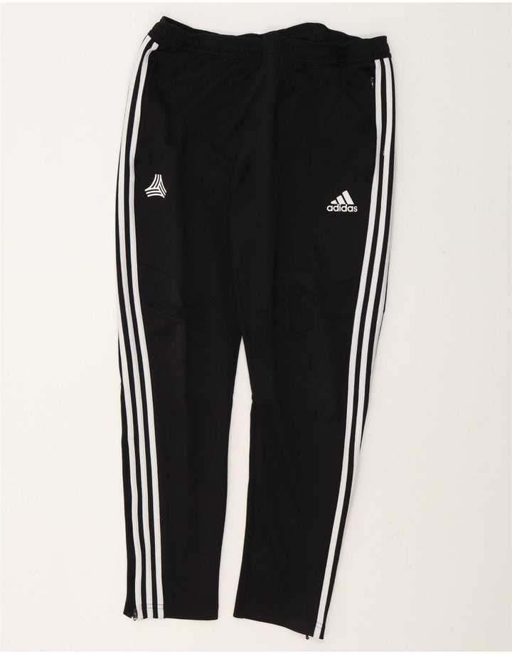 Adidas muške hlače od trenirke velike crne poliesterske