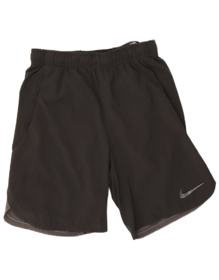 Nike muške Dri Fit sportske kratke hlače male crne boje od poliestera