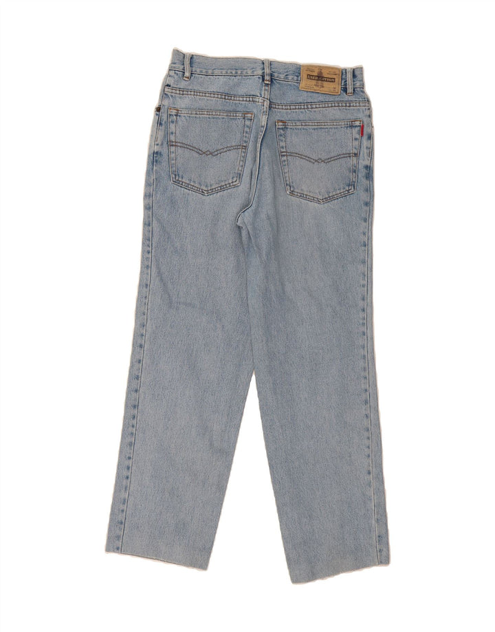 VINTAGE Mens Straight Jeans IT 48 Medium W30 L29 Blue Cotton Vintage Vintage and Second-Hand Vintage from Messina Hembry 