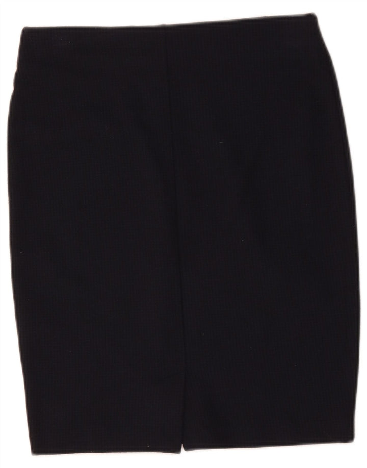Esprit ženska pencil suknja mala W27 mornarsko plava gingham poliester