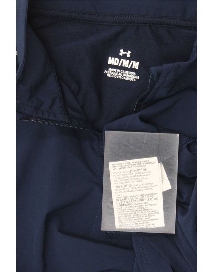 Under Armour, gornji dio trenirke s grafičkim zip izrezom, srednje tamnoplave boje