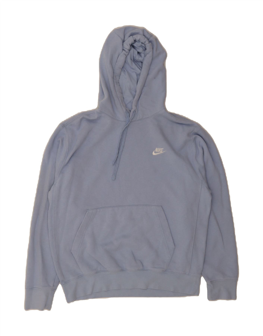 NIKE Mens Hoodie Jumper Medium Blue Cotton Vintage Nike and Second-Hand Nike from Messina Hembry 