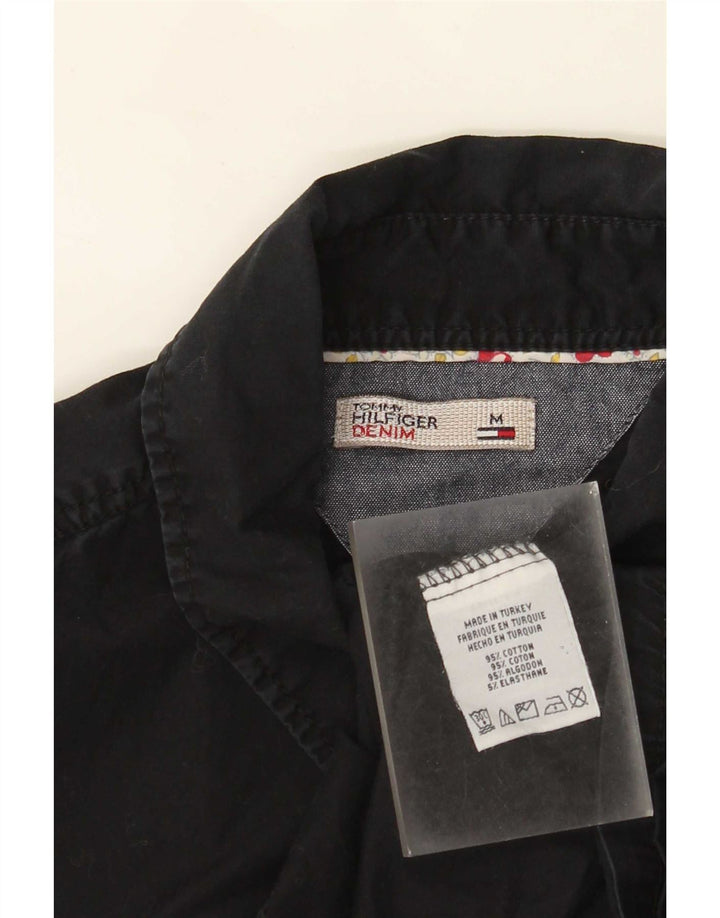 Tommy Hilfiger ženska košulja UK 12 srednje crni pamuk