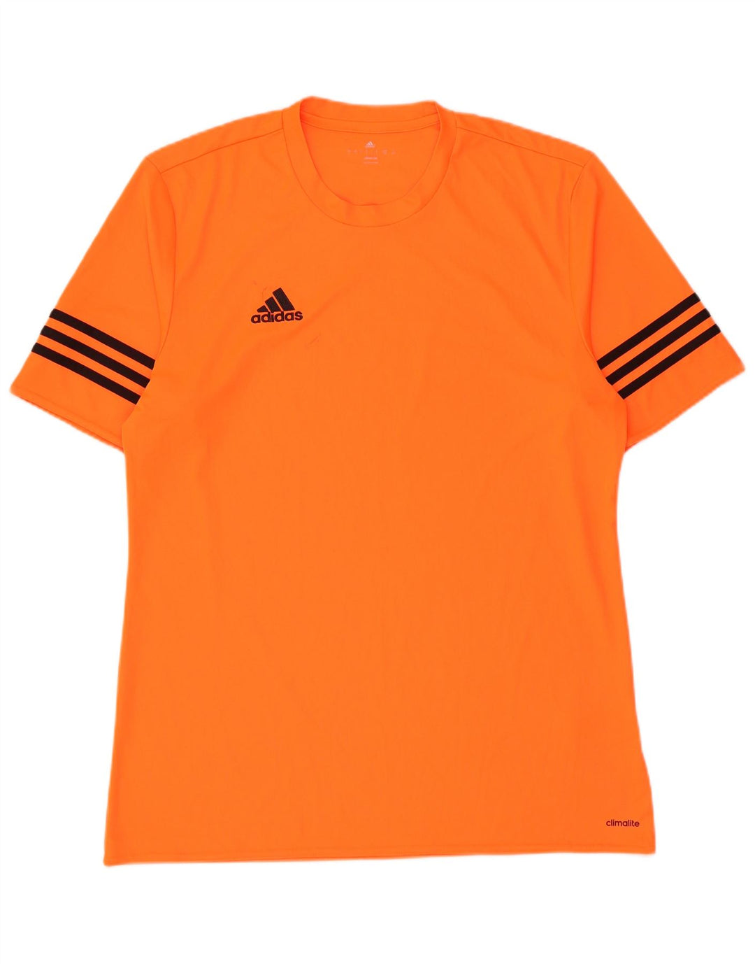 Adidas muška majica Climalite Top veliki narančasti prugasti poliester