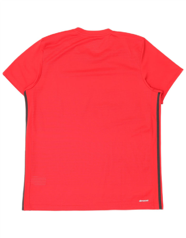 Adidas muška Climacool majica kratkih rukava XL crveni poliester